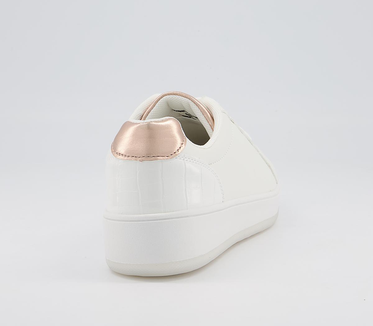 Office Freedom Lace Up Trainers Office Freedom Lace Up Trainers White Metallic Mix