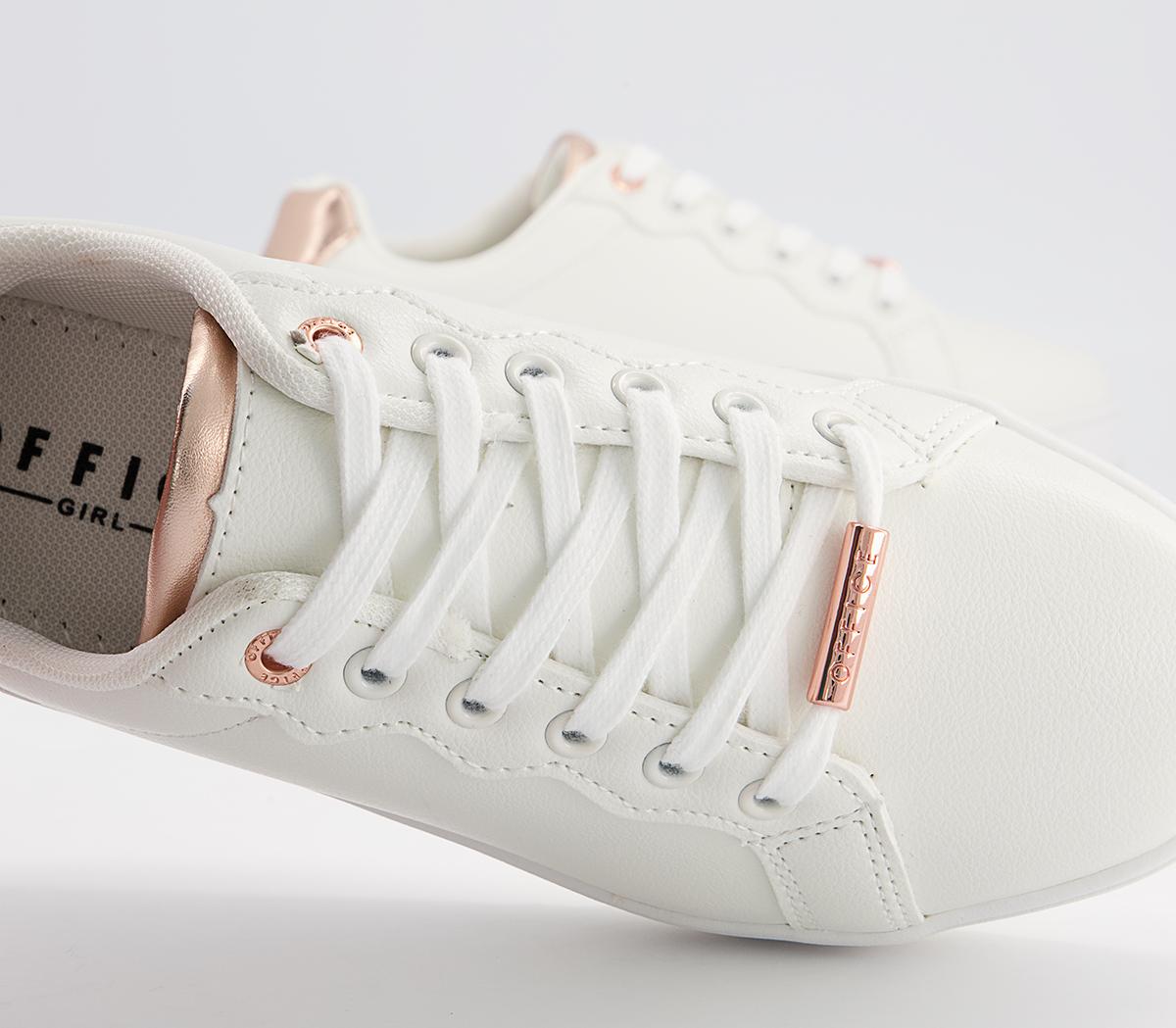 Office Freedom Lace Up Trainers Office Freedom Lace Up Trainers White Metallic Mix