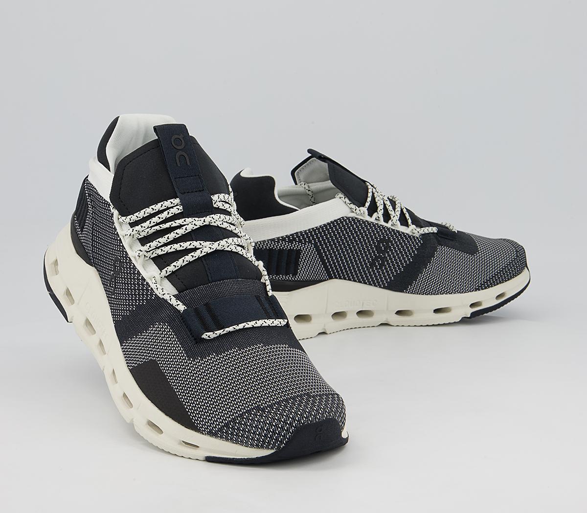 On Running Cloudnova Trainers On Running Cloudnova Trainers Black White