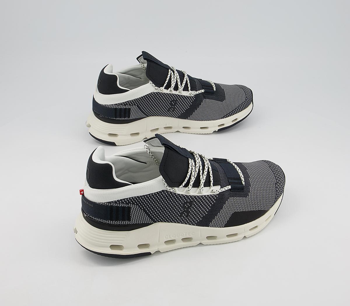 On Running Cloudnova Trainers On Running Cloudnova Trainers Black White