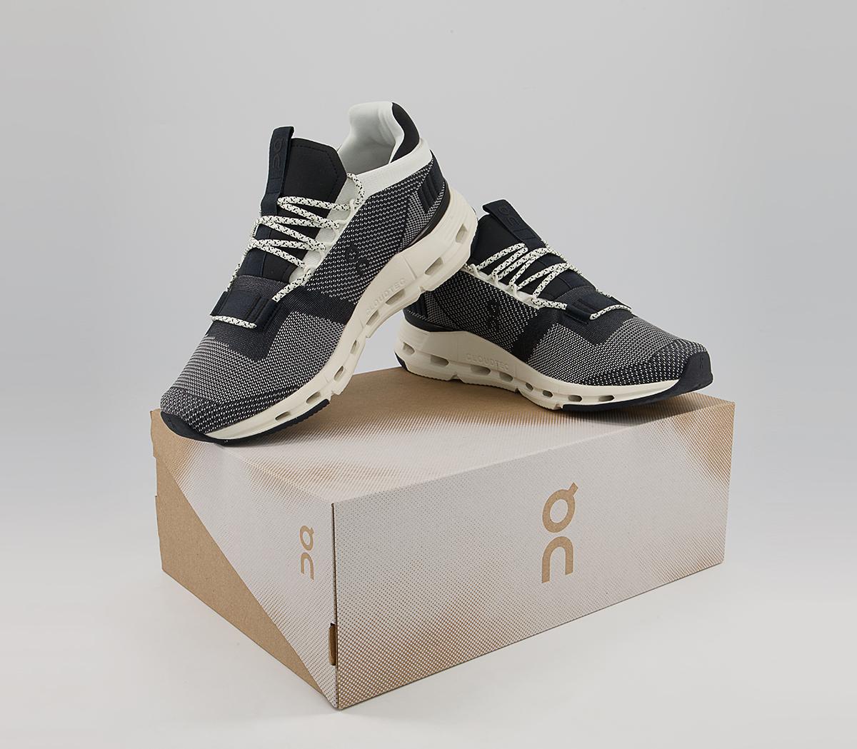 On Running Cloudnova Trainers On Running Cloudnova Trainers Black White