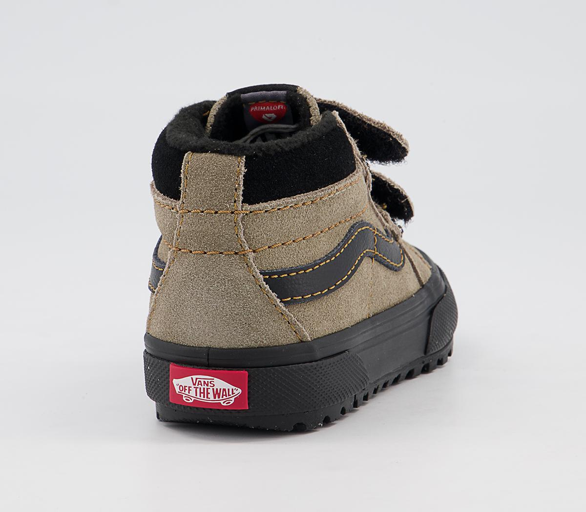 Vans Sk8 Hi Reissue MTE Toddler Trainers Vans Sk8 Hi Reissue MTE Toddler Trainers Timberwolf Black