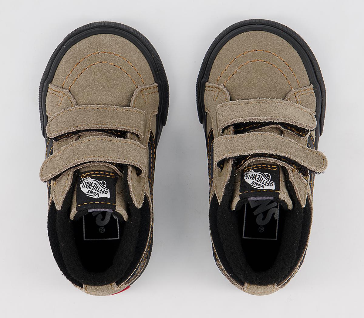 Vans Sk8 Hi Reissue MTE Toddler Trainers Vans Sk8 Hi Reissue MTE Toddler Trainers Timberwolf Black