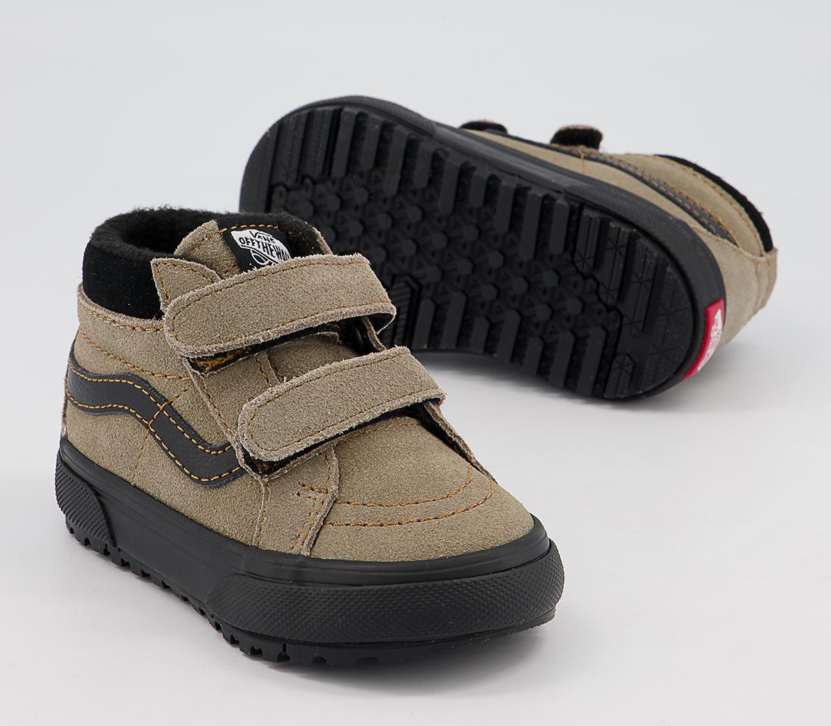 Vans Sk8 Hi Reissue MTE Toddler Trainers Vans Sk8 Hi Reissue MTE Toddler Trainers Timberwolf Black