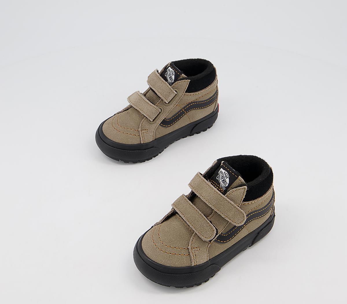 Vans Sk8 Hi Reissue MTE Toddler Trainers Vans Sk8 Hi Reissue MTE Toddler Trainers Timberwolf Black