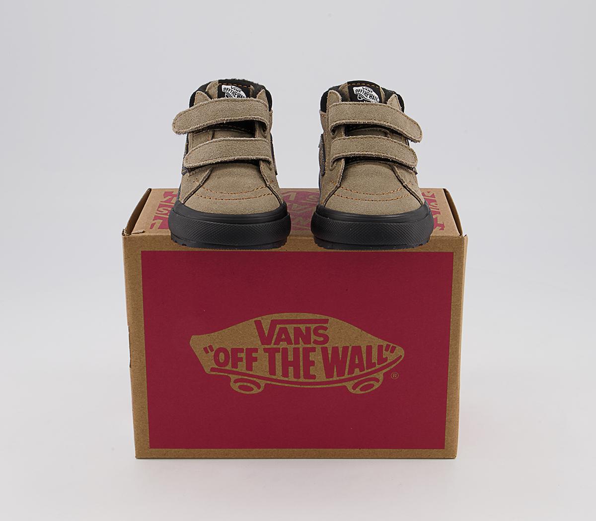 Vans Sk8 Hi Reissue MTE Toddler Trainers Vans Sk8 Hi Reissue MTE Toddler Trainers Timberwolf Black