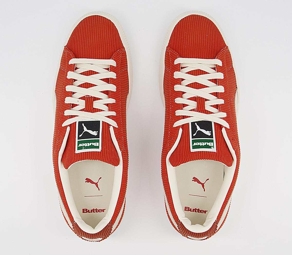 Puma Basket Vintage Trainers Puma Basket Vintage Trainers Butter Goods Burnt Ochre Whisper White
