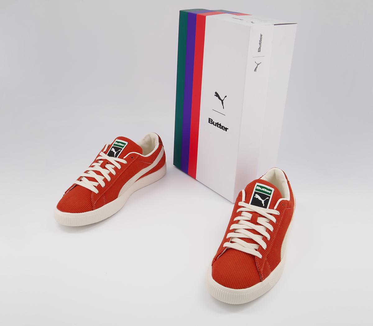 Puma Basket Vintage Trainers Puma Basket Vintage Trainers Butter Goods Burnt Ochre Whisper White