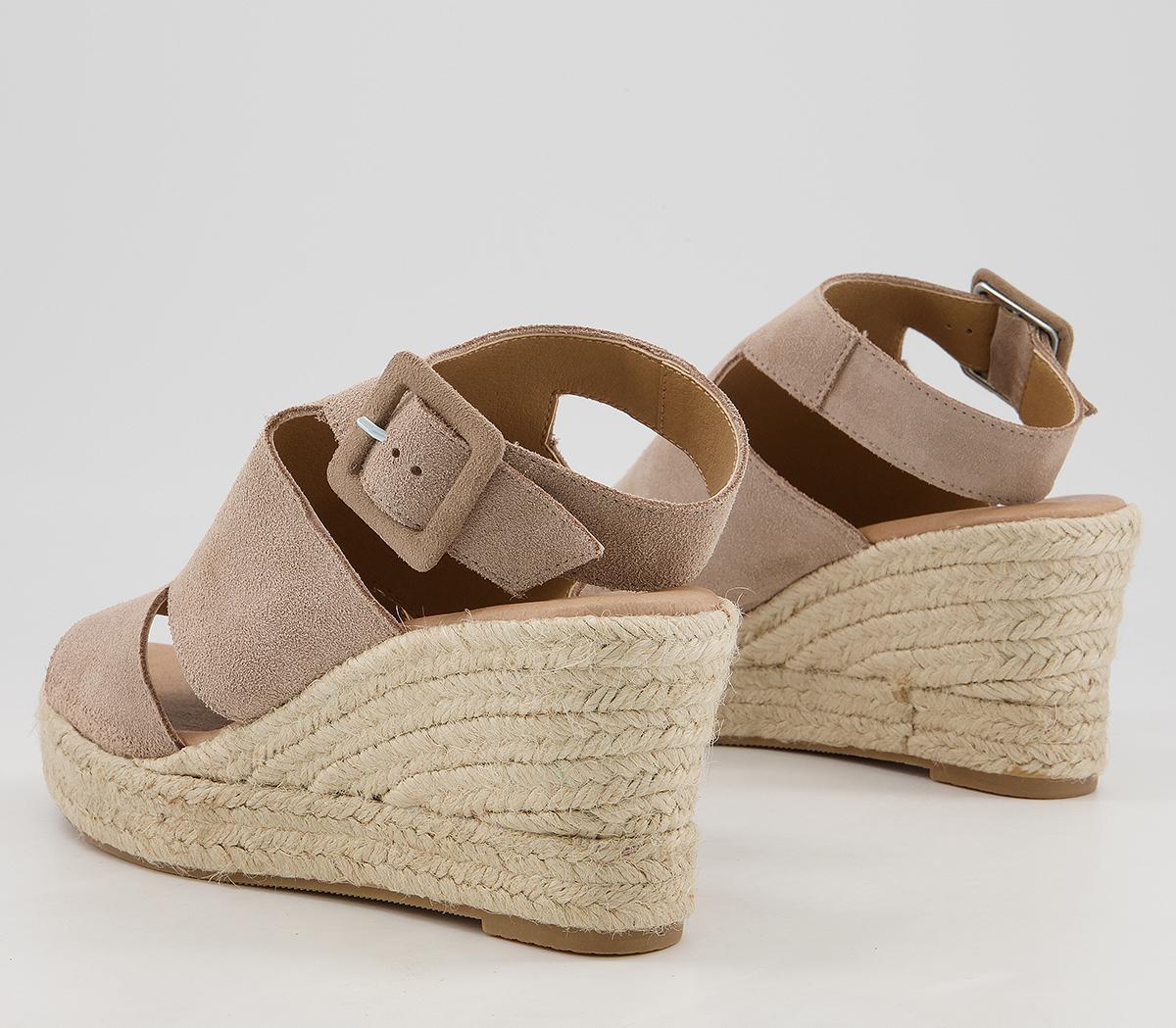 Office Marthea High Coverage Espadrilles Office Marthea High Coverage Espadrilles Beige Suede