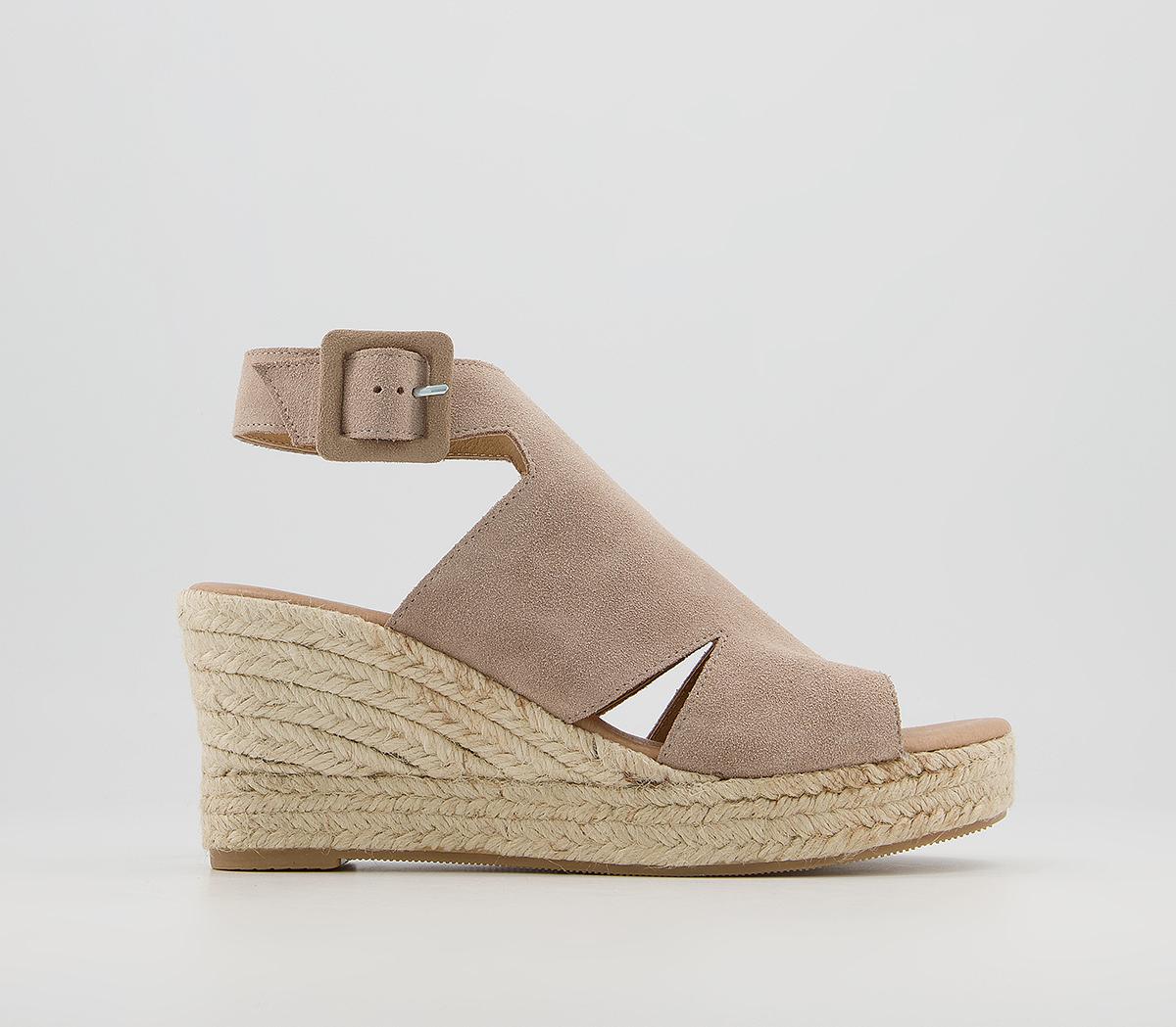 Office Marthea High Coverage Espadrilles Office Marthea High Coverage Espadrilles Beige Suede