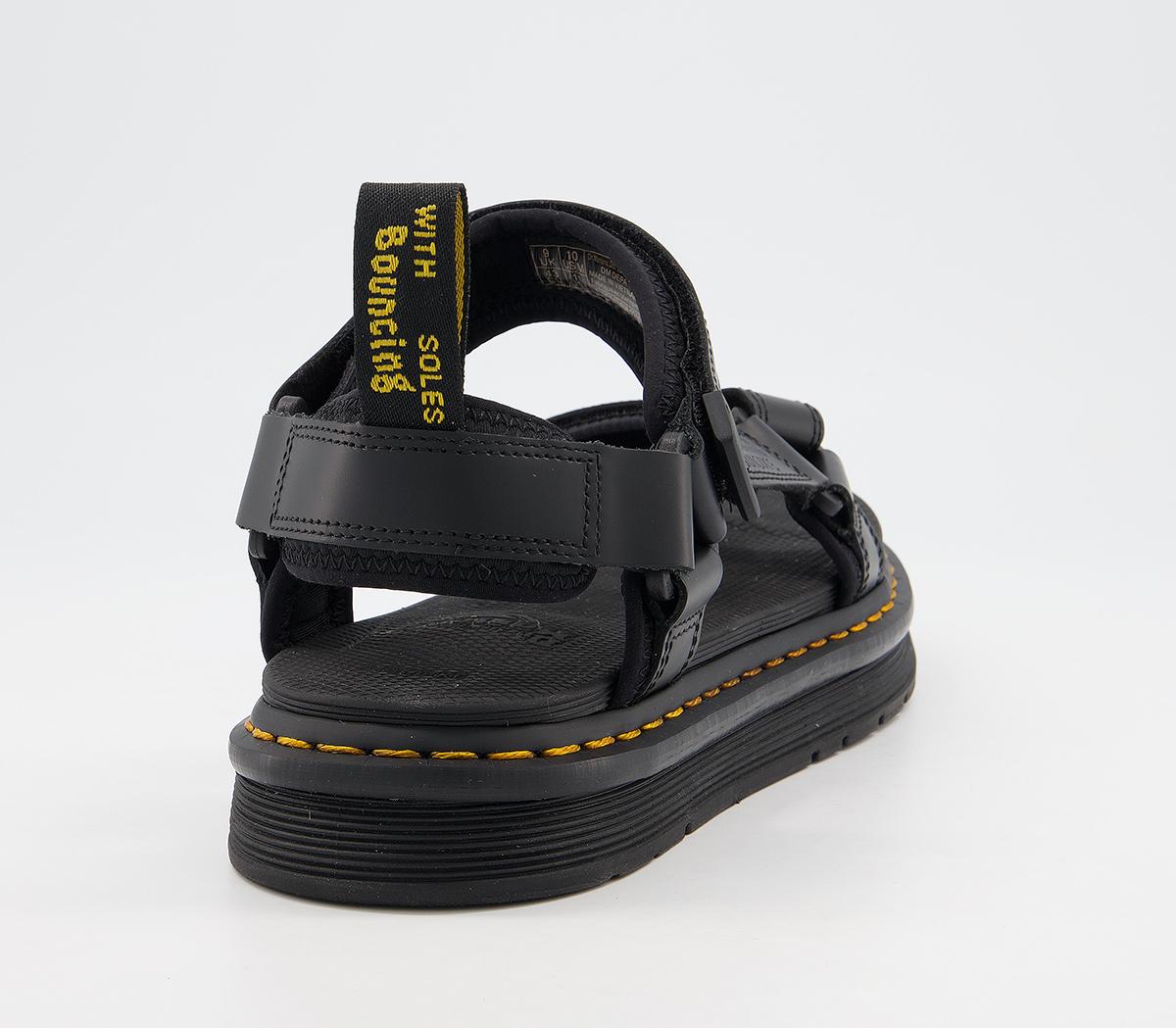 Dr. MartensDm Suicoke Depa SandalsBlack Smooth