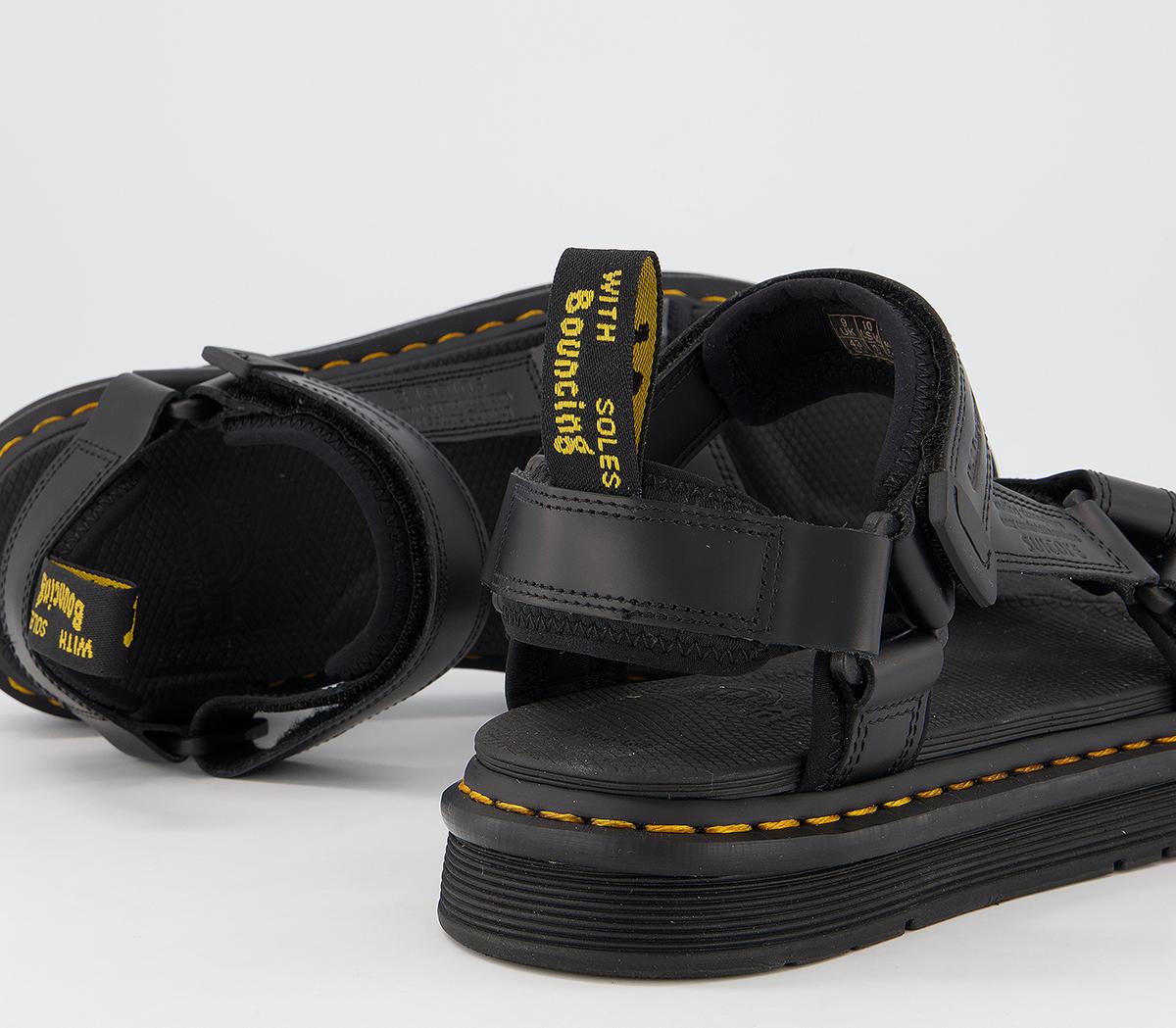 Dr. MartensDm Suicoke Depa SandalsBlack Smooth