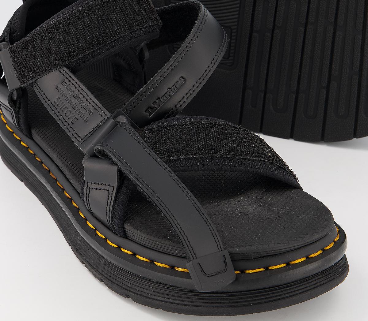Dr. MartensDm Suicoke Depa SandalsBlack Smooth