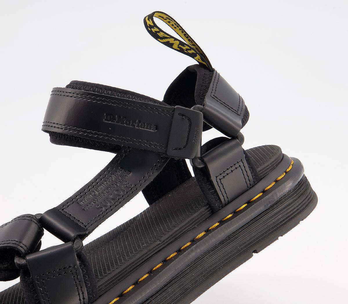 Dr. MartensDm Suicoke Depa SandalsBlack Smooth
