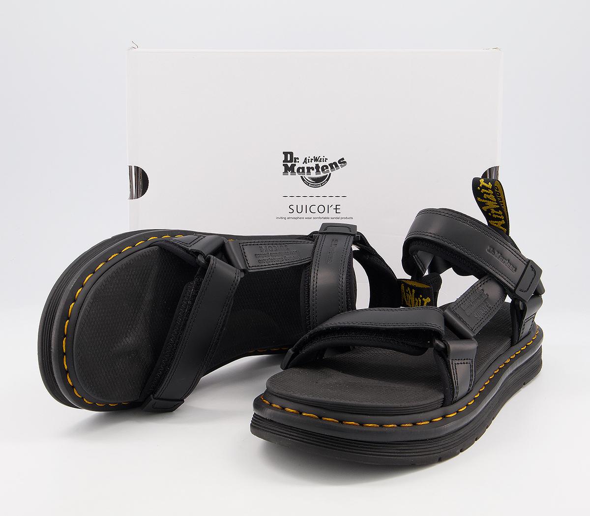 Dr. MartensDm Suicoke Depa SandalsBlack Smooth