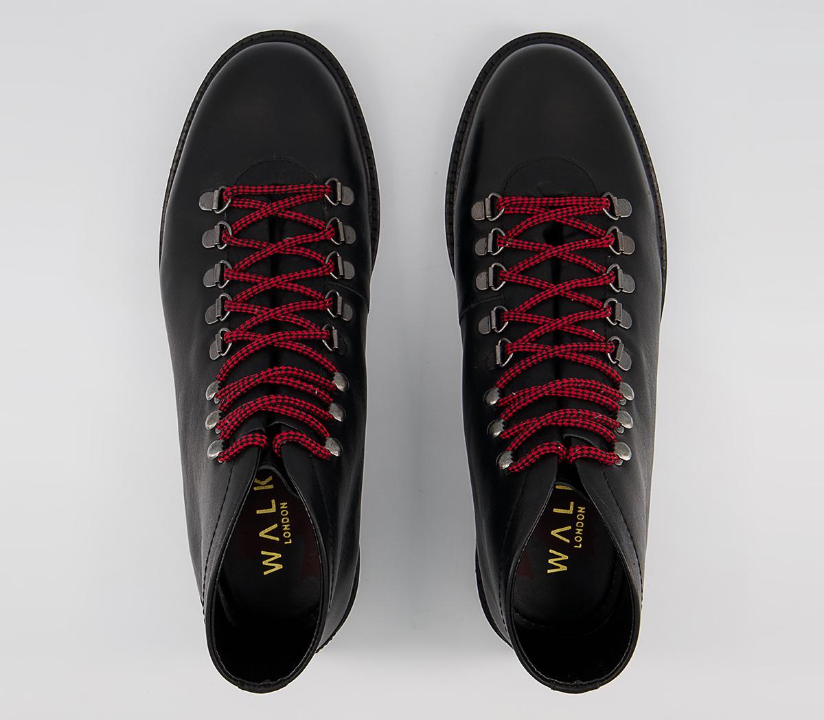 Walk London Sean Low Hiking Boots Walk London Sean Low Hiking Boots Black