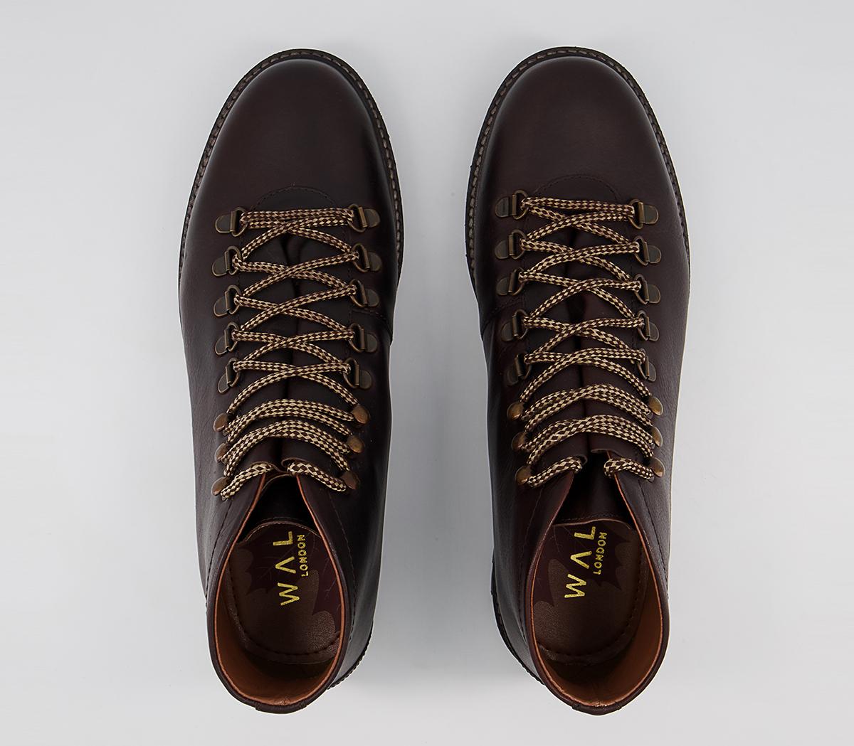 Walk London Sean Low Hiking Boots Walk London Sean Low Hiking Boots Brown