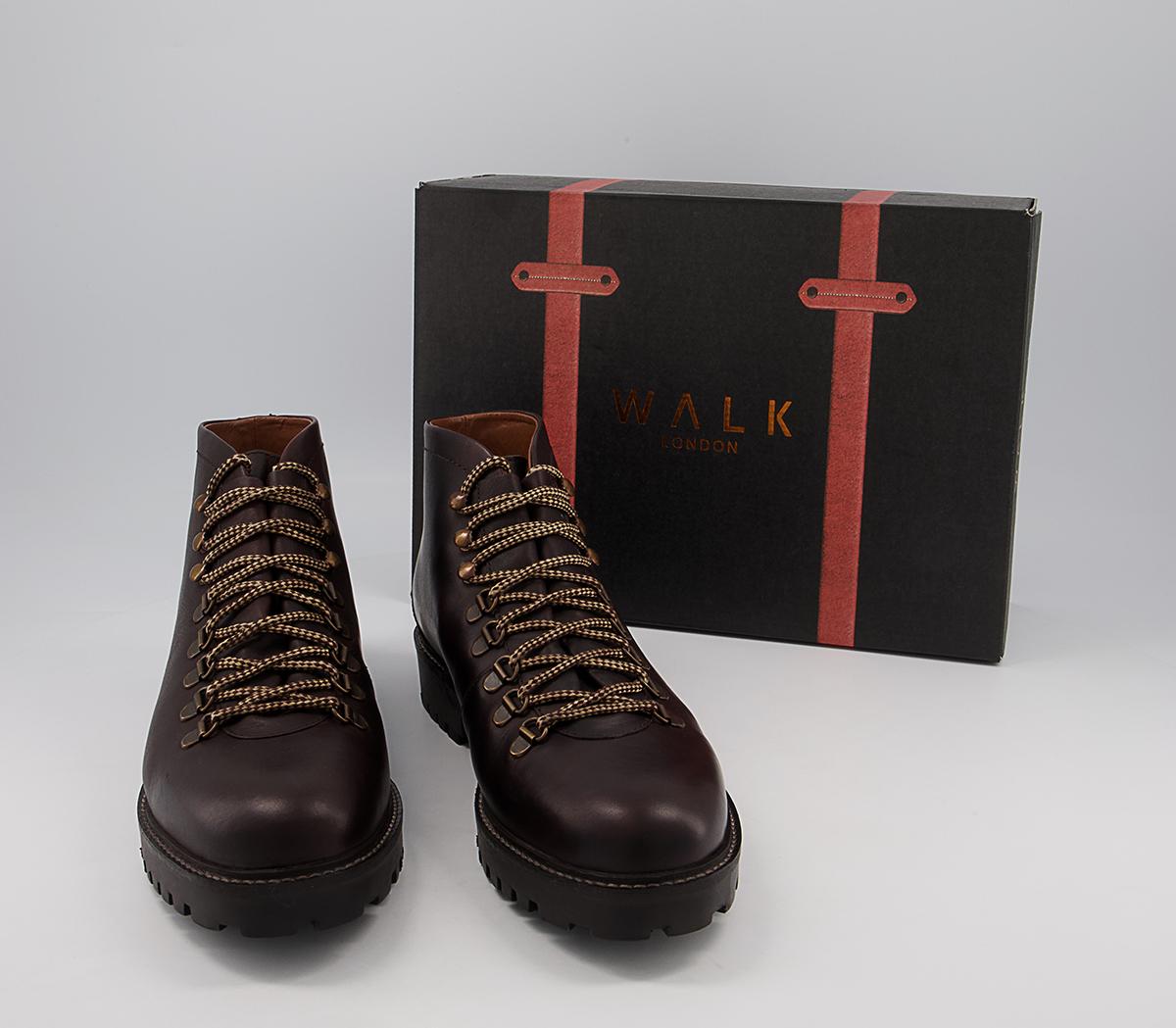 Walk London Sean Low Hiking Boots Walk London Sean Low Hiking Boots Brown