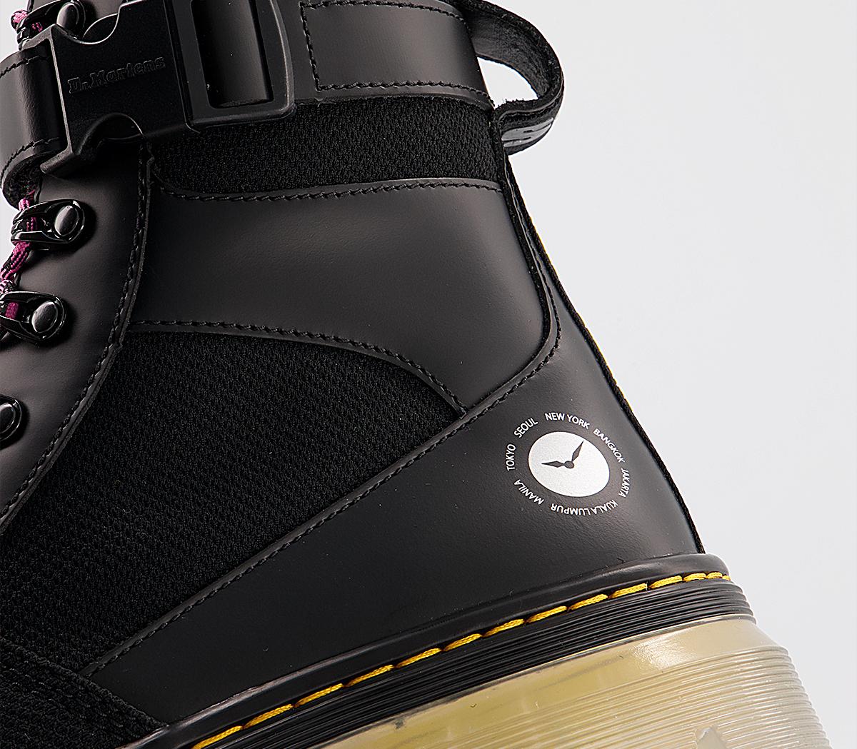 Nature – The Prep Dr. Martens Combs Tech Atmos Boots Black Smooth Recycled Super