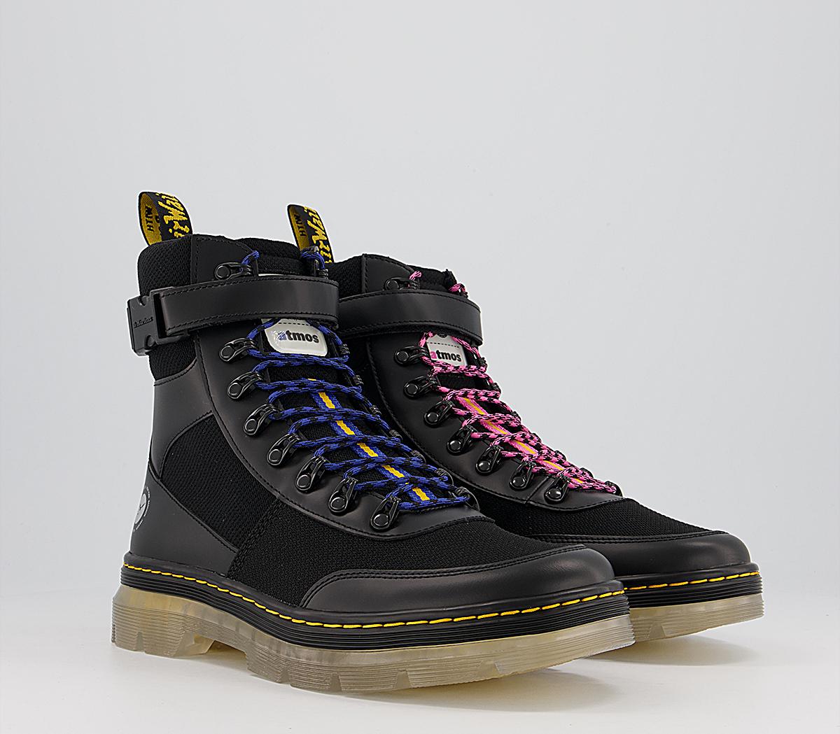 Dr. Martens Combs Tech Atmos Boots Black Smooth Recycled Super