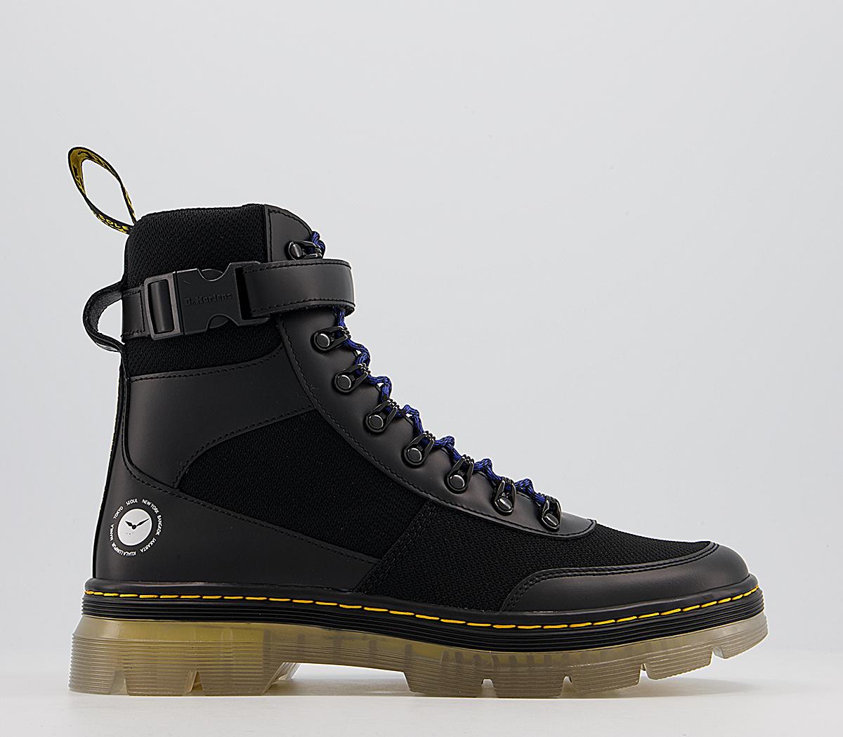 Dr. MartensCombs Tech Atmos BootsBlack Smooth Recycled Super Knit