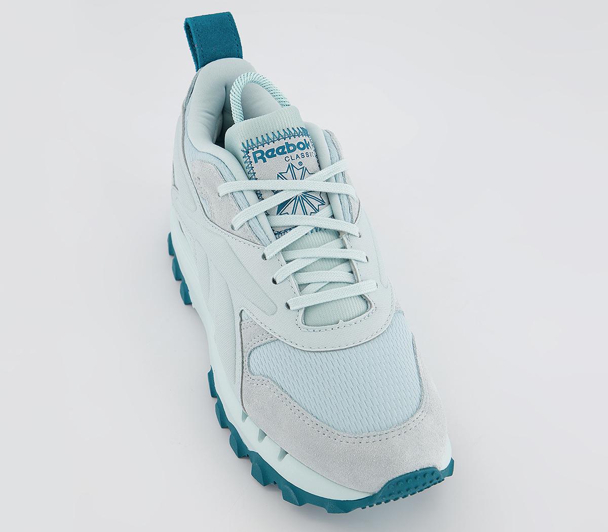 ReebokClassic Leather Cardi Trainers ReebokClassic Leather Cardi TrainersBlue Turquoise Teal