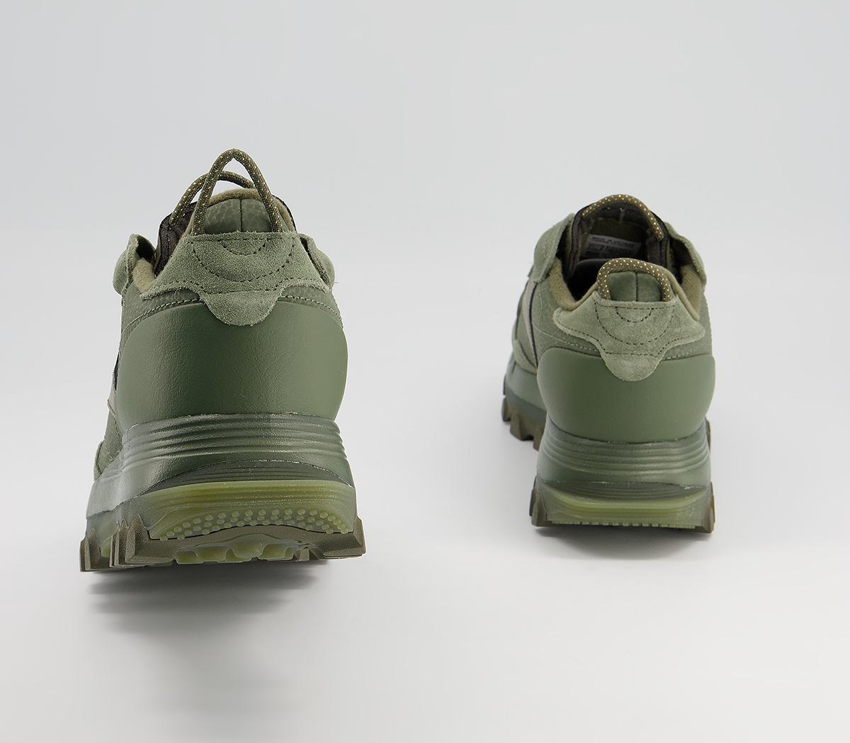 Reebok Classic Leather Cardi Trainers Reebok Classic Leather Cardi Trainers Hunter Green Golden Bronze