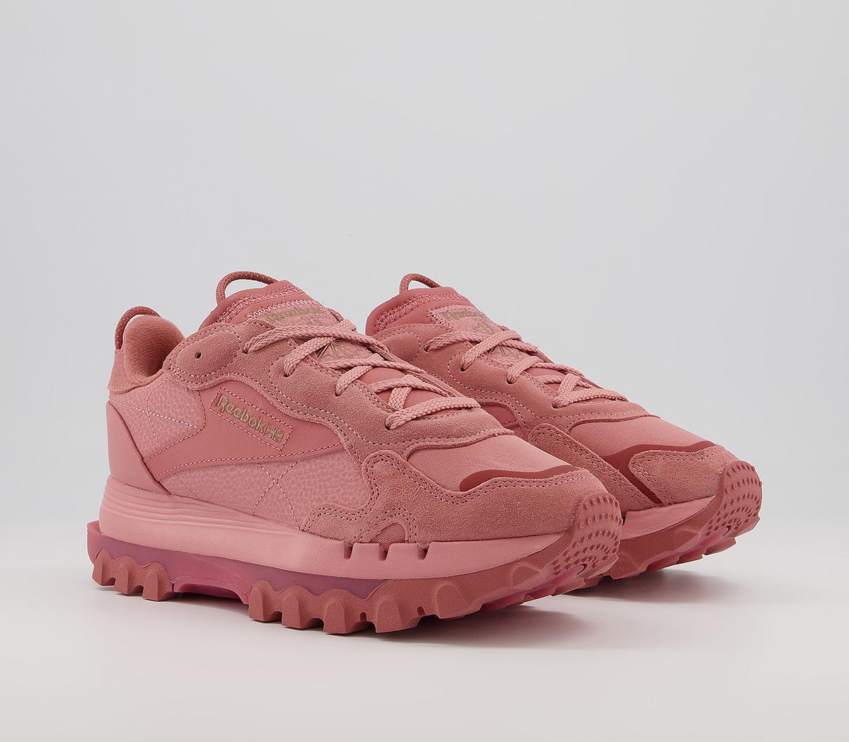 Reebok Classic Leather Cardi B Trainers Reebok Classic Leather Cardi B Trainers Sandy Rose Baked Clay Golden Bronze