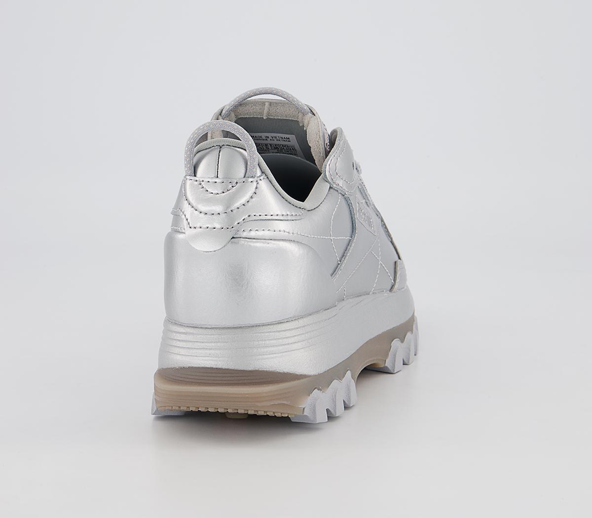 Reebok Classic Leather Cardi B Trainers Reebok Classic Leather Cardi B Trainers Silver Pewter Black