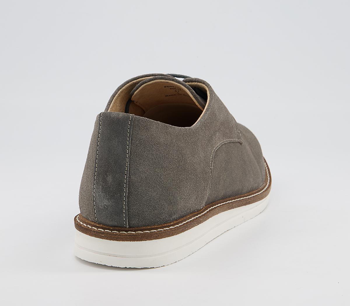 Office Cash Suede Sports Derby Shoes Office Cash Suede Sports Derby Shoes Grey Suede