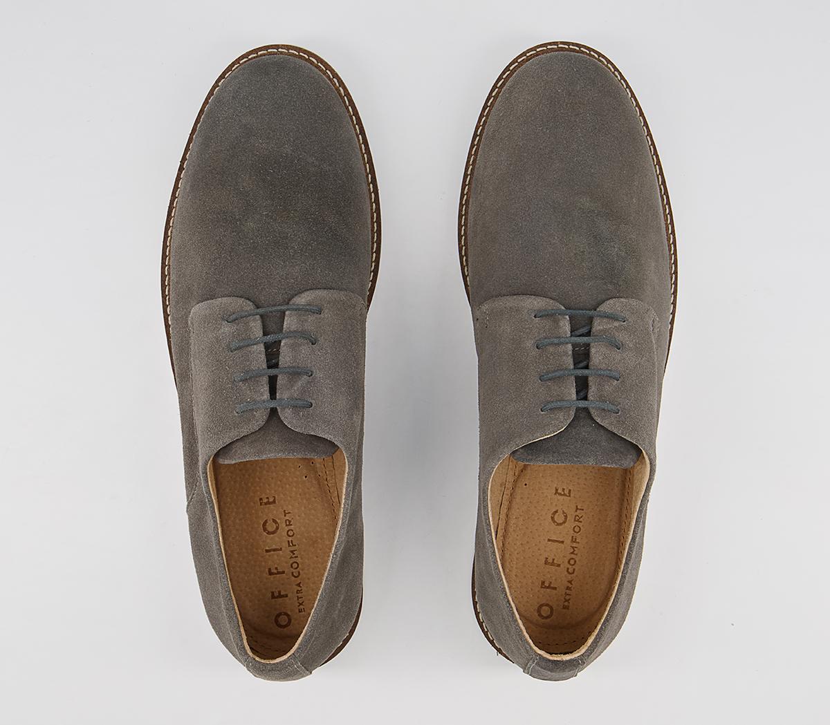 Office Cash Suede Sports Derby Shoes Office Cash Suede Sports Derby Shoes Grey Suede