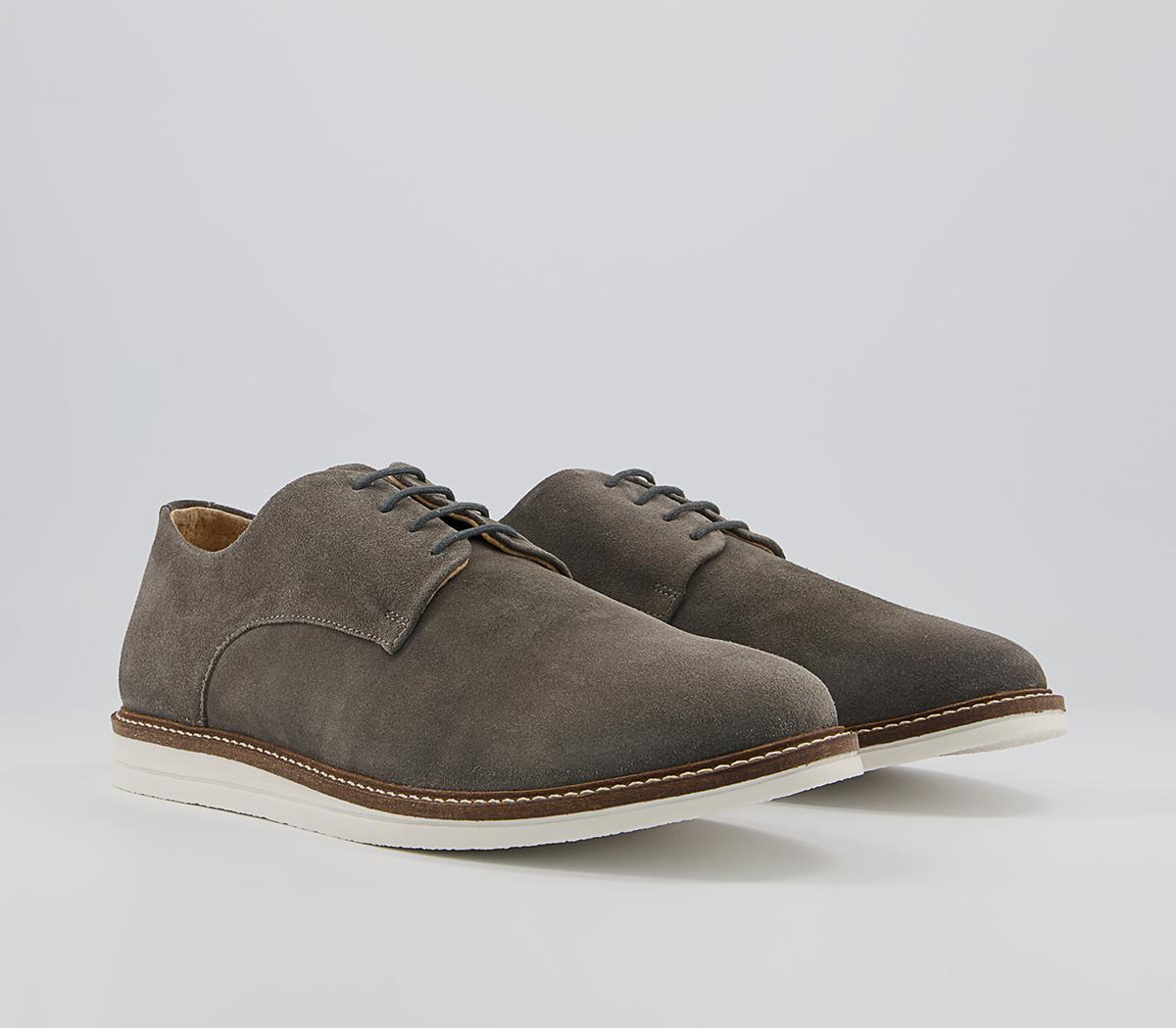 Office Cash Suede Sports Derby Shoes Office Cash Suede Sports Derby Shoes Grey Suede