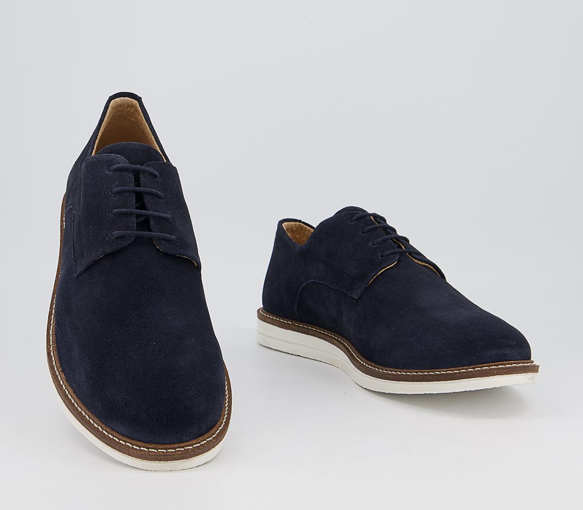 Office Cash Suede Sports Derby Shoes Office Cash Suede Sports Derby Shoes Navy Suede