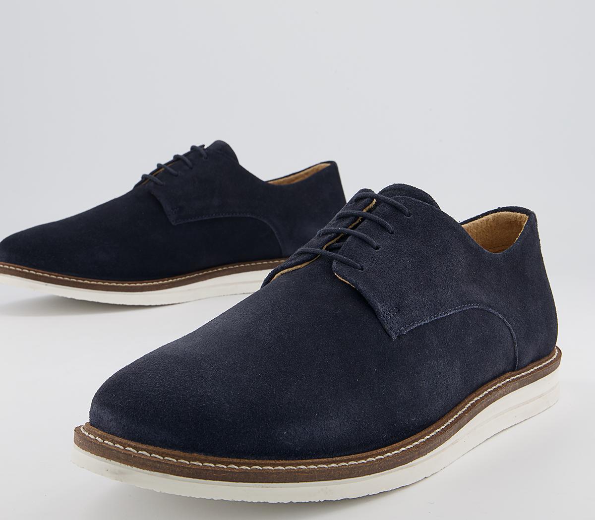 Office Cash Suede Sports Derby Shoes Office Cash Suede Sports Derby Shoes Navy Suede