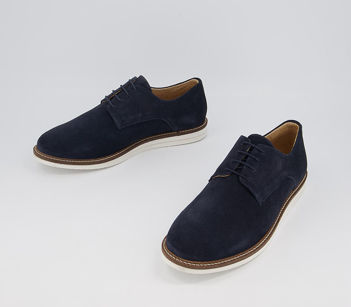 Office Cash Suede Sports Derby Shoes Office Cash Suede Sports Derby Shoes Navy Suede