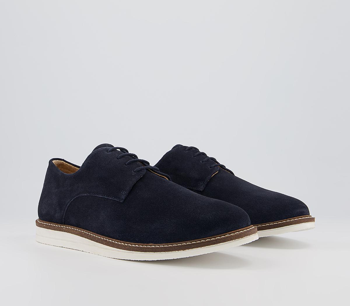 Office Cash Suede Sports Derby Shoes Office Cash Suede Sports Derby Shoes Navy Suede