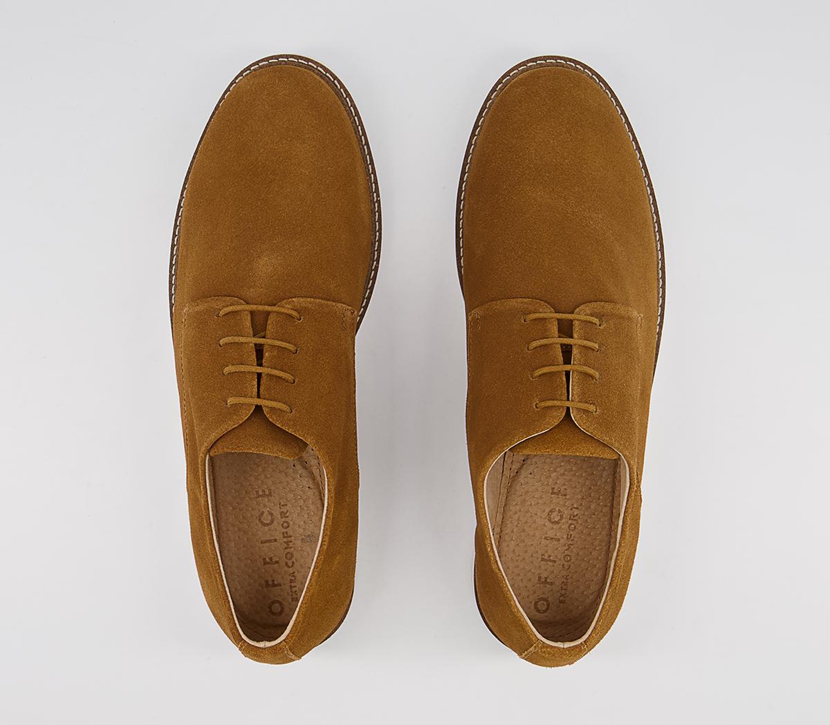Office Cash Suede Sports Derby Shoes Office Cash Suede Sports Derby Shoes Tan Suede