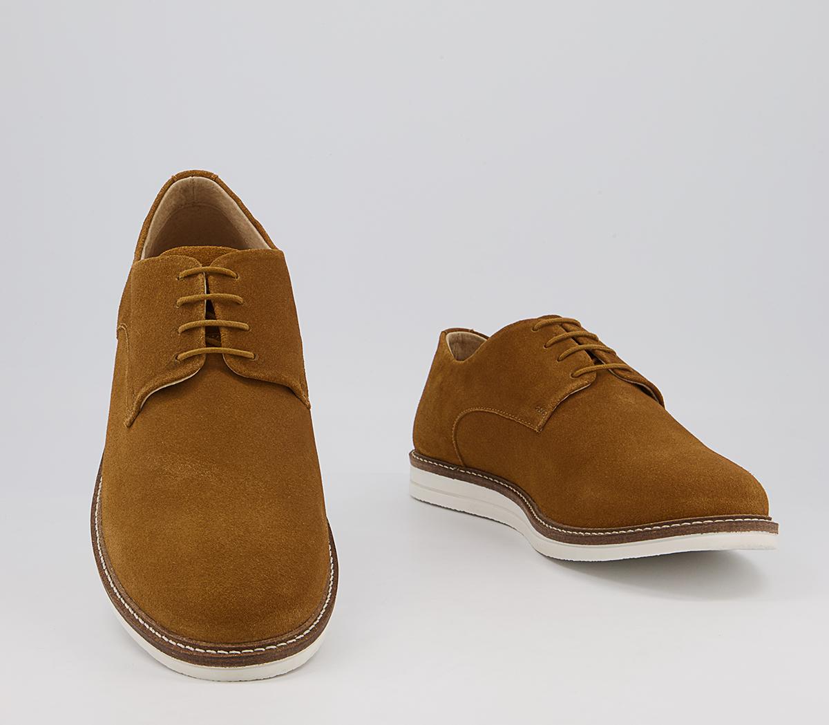 Office Cash Suede Sports Derby Shoes Office Cash Suede Sports Derby Shoes Tan Suede