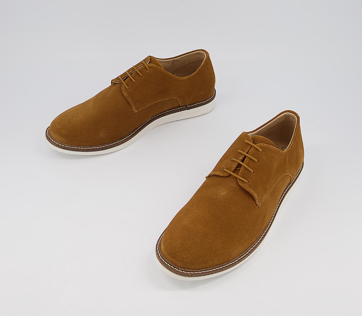 Office Cash Suede Sports Derby Shoes Office Cash Suede Sports Derby Shoes Tan Suede