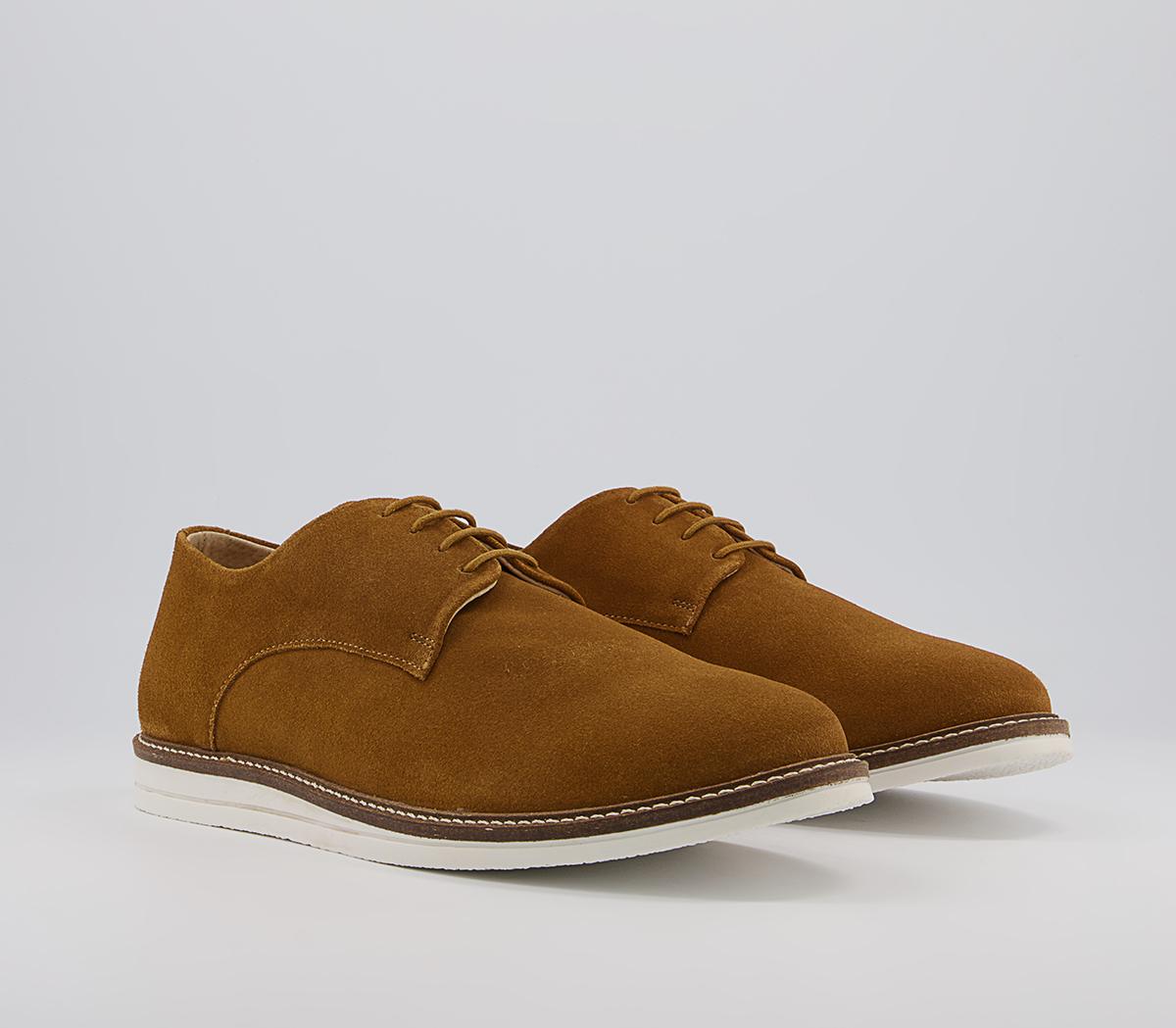 Office Cash Suede Sports Derby Shoes Office Cash Suede Sports Derby Shoes Tan Suede