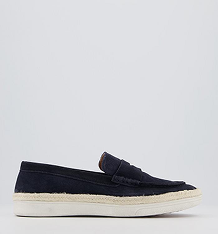 Office Chad Sports Espadrilles Navy Suede