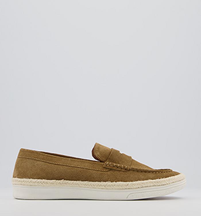 Office Chad Sports Espadrilles Tan Suede