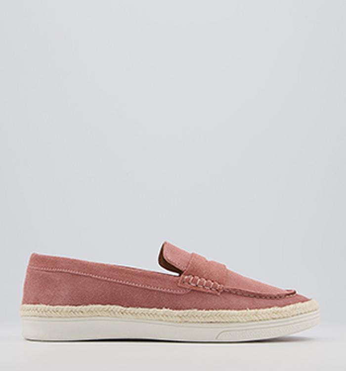 Office Chad Sports Espadrilles Pink Suede