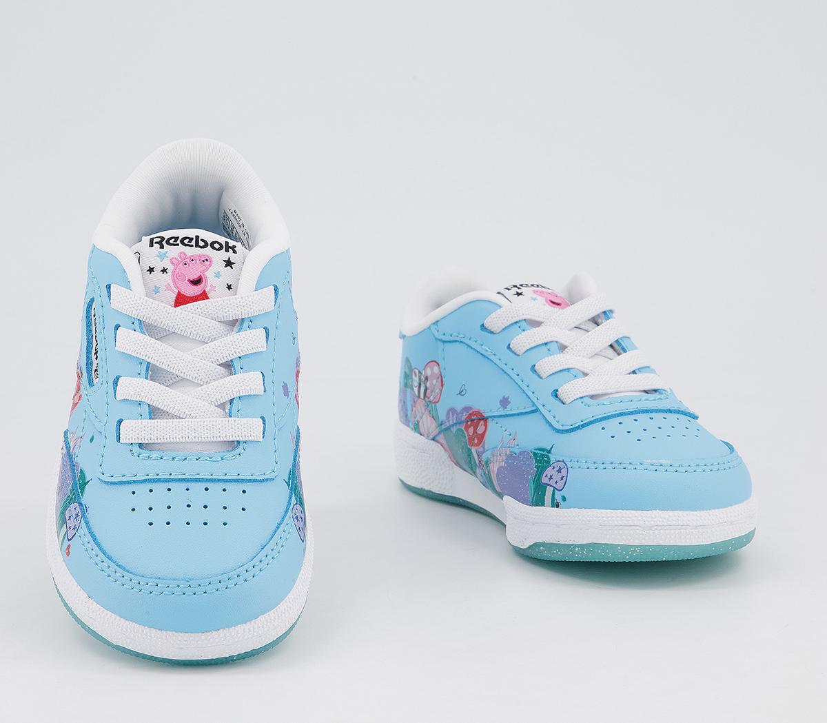 Reebok Club C Infant Trainers Reebok Club C Infant Trainers Peppa Pig Digital Blue White