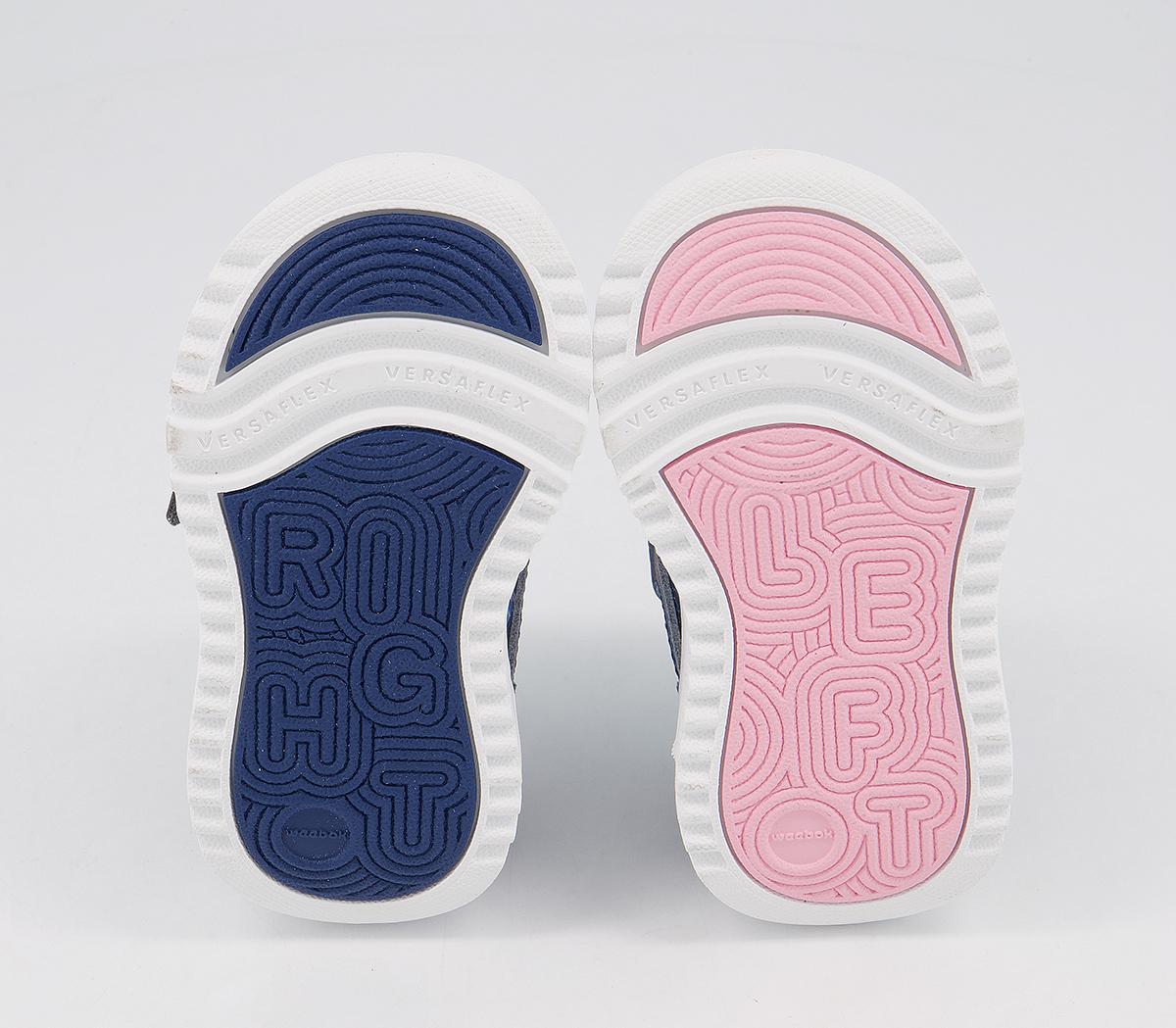 Reebok Clasp Infant Trainers Reebok Clasp Infant Trainers Peppa Pig Navy Pixel Mint White