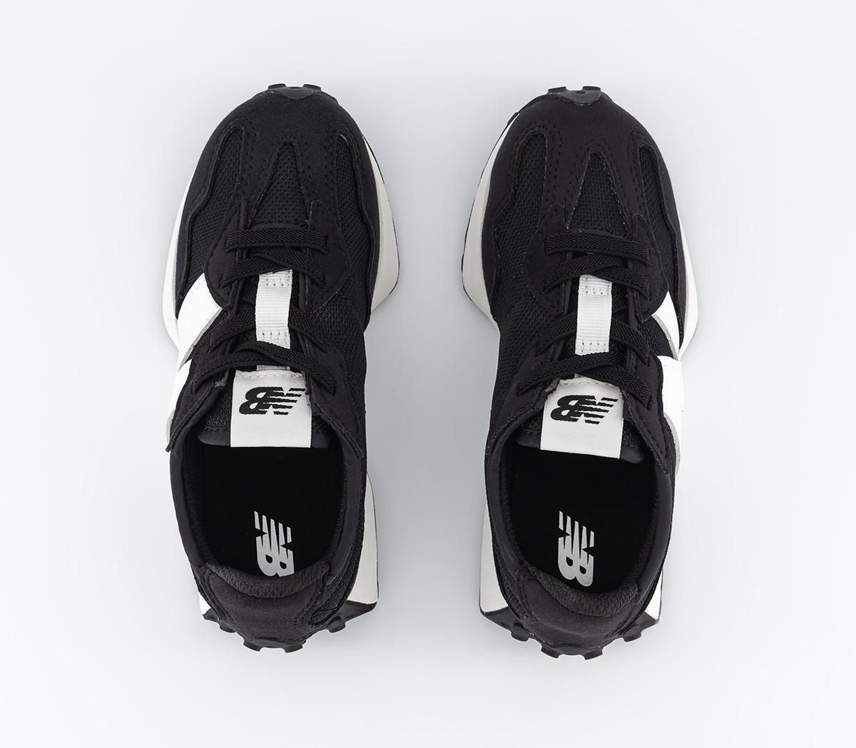 New Balance 327 Kids Trainers New Balance 327 Kids Trainers Black White
