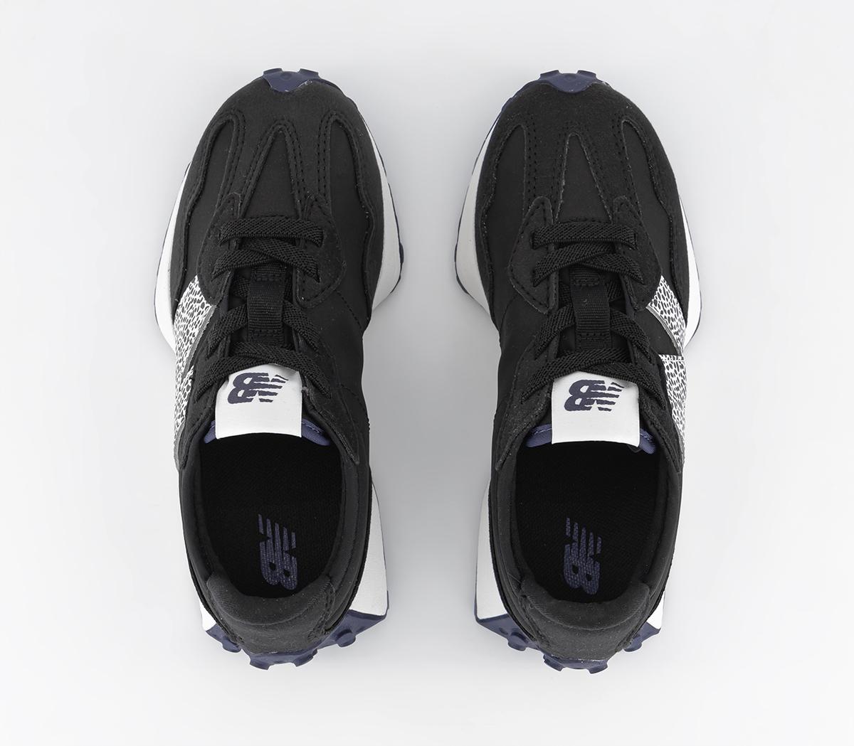 New Balance327 Kids Trainers Black Animal