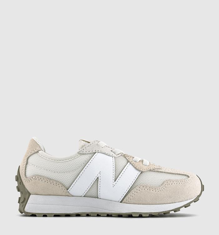 New Balance 327 Kids Trainers White Sea Salt White