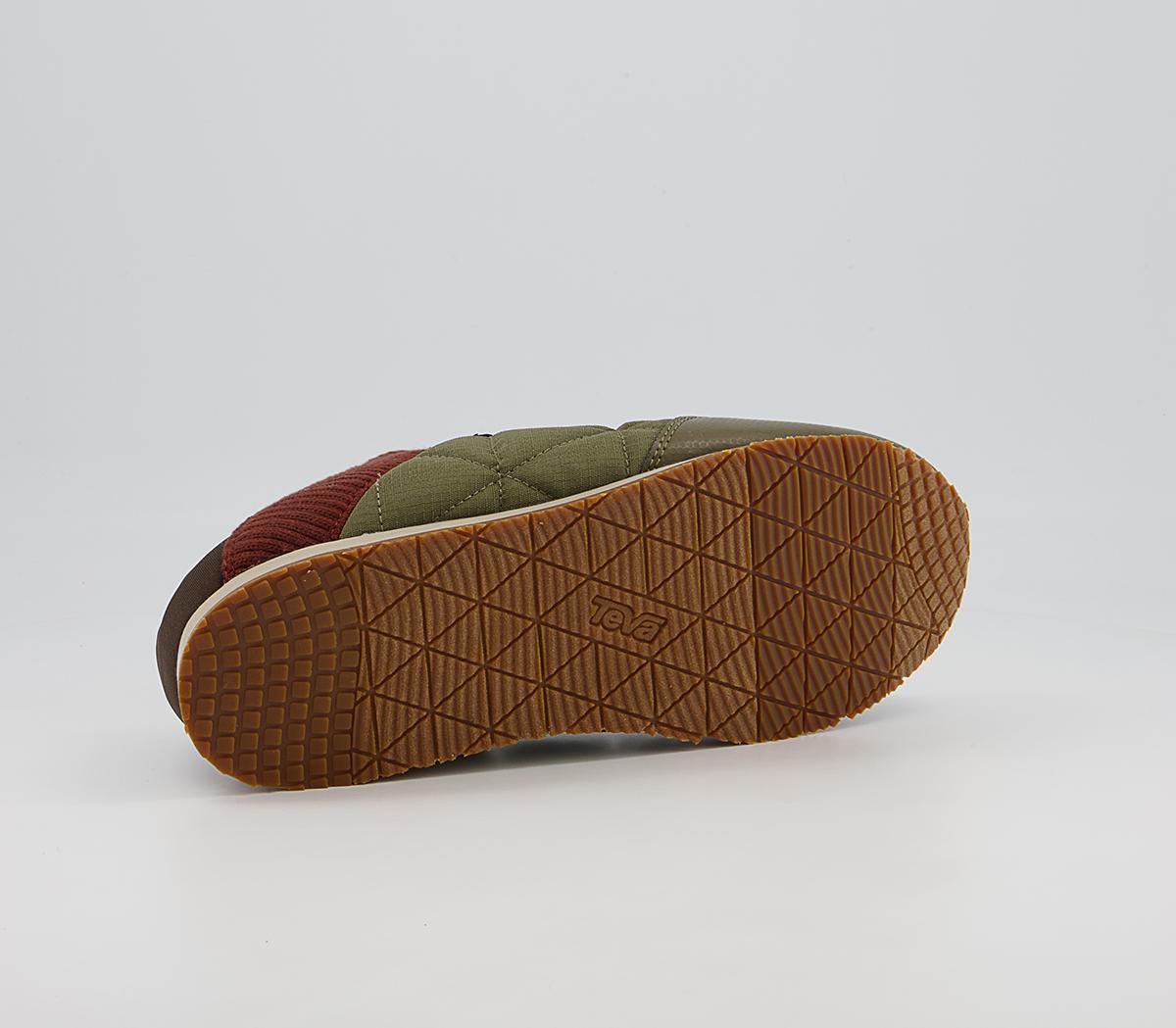 Teva ReEmber Moc Trainers Teva ReEmber Moc Trainers Olive Brown Multi