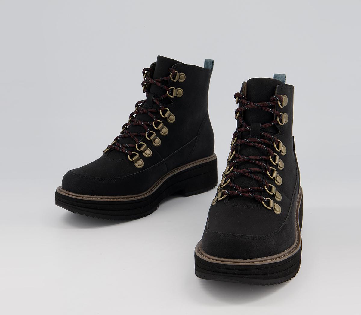 Teva Midform Boots Black Women's Ankle Boots